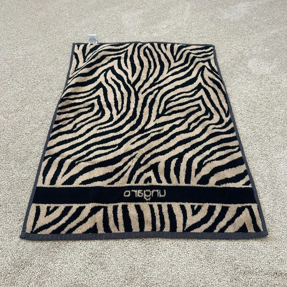 Emanuel Ungaro Zebra Print Hand Towel